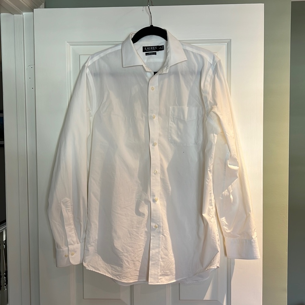 Mens Slim Fit Stretch Non Iron Button Down - Barely worn!
